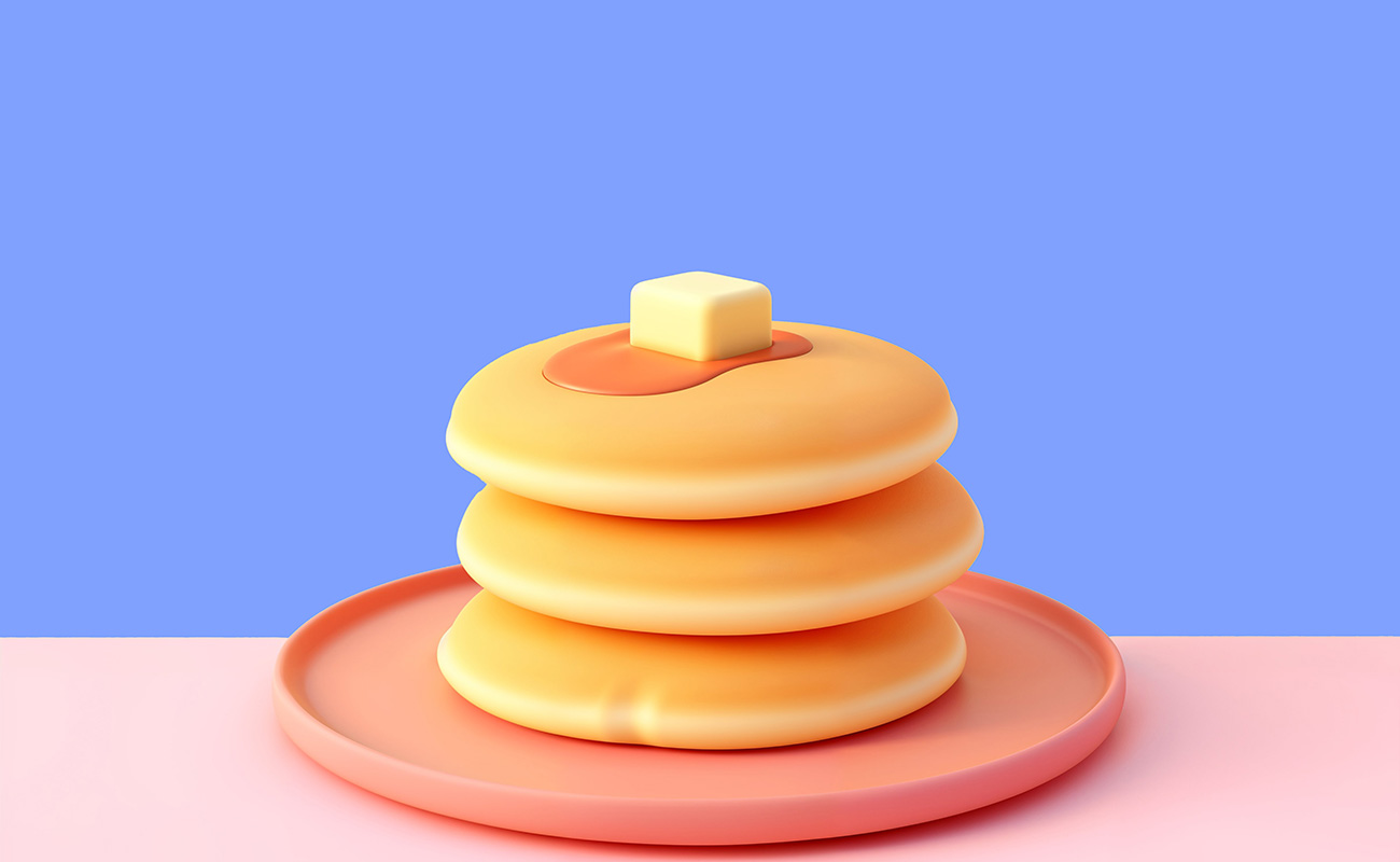 Cute rounded 3d object